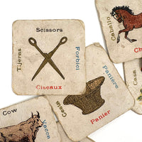 Very Much Loved and Very Charming c. 1920s Language Learning Picture Cards