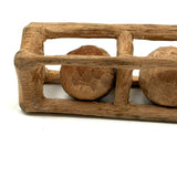 Another Sweet Old Carved Whimsy, Three Balls in Three Cages