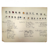 Very Excellent Naive Football Drawing #4 (All the Teams! Helmets and Divisions)