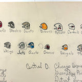 Very Excellent Naive Football Drawing #4 (All the Teams! Helmets and Divisions)
