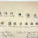 Very Excellent Naive Football Drawing #4 (All the Teams! Helmets and Divisions)