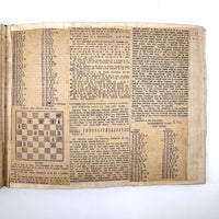 Chess Problems and Master Games, Pair of Late 19th/Early 20th C. Ledgers Turned Chess Scrapbooks