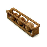 Another Sweet Old Carved Whimsy, Three Balls in Three Cages