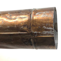 Great Old Copper Painted Tin Presumed Map Sleeve