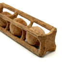 Another Sweet Old Carved Whimsy, Three Balls in Three Cages