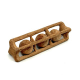 Another Sweet Old Carved Whimsy, Three Balls in Three Cages