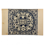Great Old Pen and Ink Mandala-like Pattern Drawing, Early 20th Century