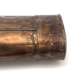Great Old Copper Painted Tin Presumed Map Sleeve