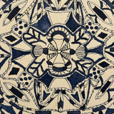 Great Old Pen and Ink Mandala-like Pattern Drawing, Early 20th Century