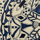 Great Old Pen and Ink Mandala-like Pattern Drawing, Early 20th Century