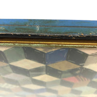 Tumbling Blocks Large Quilt Square, Framed