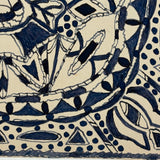 Great Old Pen and Ink Mandala-like Pattern Drawing, Early 20th Century
