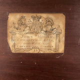 Early 1800s John Moore, Chemist to the King, Double Sided British Apothecary Chest