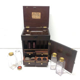 Early 1800s John Moore, Chemist to the King, Double Sided British Apothecary Chest