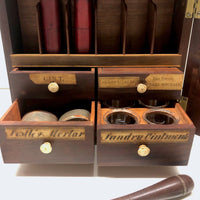 Early 1800s John Moore, Chemist to the King, Double Sided British Apothecary Chest