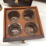 Early 1800s John Moore, Chemist to the King, Double Sided British Apothecary Chest