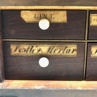 Early 1800s John Moore, Chemist to the King, Double Sided British Apothecary Chest