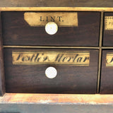 Early 1800s John Moore, Chemist to the King, Double Sided British Apothecary Chest