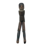 Super Primitive Antique Jig Doll with Wonderful Face and Old Paint