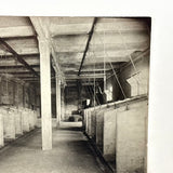 Universal Portland Cement Co. Interior Stable, Chicago--Gorgeous c. 1910s-20s Silver Print Mounted on Linen