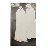 Skeleton-Ghosts, Very Striking (and Fairly Haunting) Original Early 20th Century Paper Print Snapshot