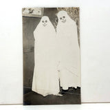 Skeleton-Ghosts, Very Striking (and Fairly Haunting) Original Early 20th Century Paper Print Snapshot