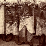 Stunning c. 1880s-90s Shoe Makers Occupational Mounted Albumen Photo, Photographer AE Alden, Boston