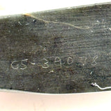 Ultra Minimal, Ultra Smooth, Masterfully Carved Dark Green Stone Inuit Whale, Signed in Syllabics, 1990