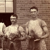 Stunning c. 1880s-90s Shoe Makers Occupational Mounted Albumen Photo, Photographer AE Alden, Boston