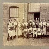 Stunning c. 1880s-90s Shoe Makers Occupational Mounted Albumen Photo, Photographer AE Alden, Boston
