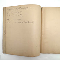 1901 Pathology/Bacteriology Marbled Cover Notebook with Gorgeous Colored Pencil Illustrations Throughout, NYC