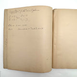 1901 Pathology/Bacteriology Marbled Cover Notebook with Gorgeous Colored Pencil Illustrations Throughout, NYC