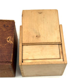 Infinity Box! ASW's 1892 Set of Five Handmade, Jointed Boxes, Very Precisely Nesting