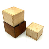 Infinity Box! ASW's 1892 Set of Five Handmade, Jointed Boxes, Very Precisely Nesting