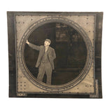 Unusual Antique Mounted Occupational Photo, Presumed Steel Worker