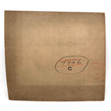 Unusual Antique Mounted Occupational Photo, Presumed Steel Worker