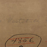 Unusual Antique Mounted Occupational Photo, Presumed Steel Worker