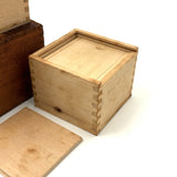 Infinity Box! ASW's 1892 Set of Five Handmade, Jointed Boxes, Very Precisely Nesting