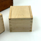 Infinity Box! ASW's 1892 Set of Five Handmade, Jointed Boxes, Very Precisely Nesting