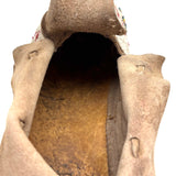 Collection of Three Antique Finely Beaded Sioux Moccasins, As Found