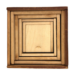 Infinity Box! ASW's 1892 Set of Five Handmade, Jointed Boxes, Very Precisely Nesting
