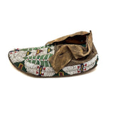 Collection of Three Antique Finely Beaded Sioux Moccasins, As Found
