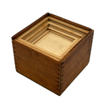 Infinity Box! ASW's 1892 Set of Five Handmade, Jointed Boxes, Very Precisely Nesting