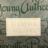 1940s Hunting Records Notebook, Charmingly Detailed (Many Woodchucks!)