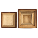 Infinity Box! ASW's 1892 Set of Five Handmade, Jointed Boxes, Very Precisely Nesting