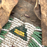 Collection of Three Antique Finely Beaded Sioux Moccasins, As Found