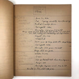 1940s Hunting Records Notebook, Charmingly Detailed (Many Woodchucks!)