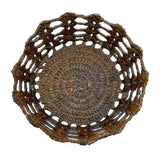 Sweet Old Sailor Made Heavily Varnished Knotwork Basket