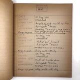 1940s Hunting Records Notebook, Charmingly Detailed (Many Woodchucks!)