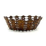 Sweet Old Sailor Made Heavily Varnished Knotwork Basket